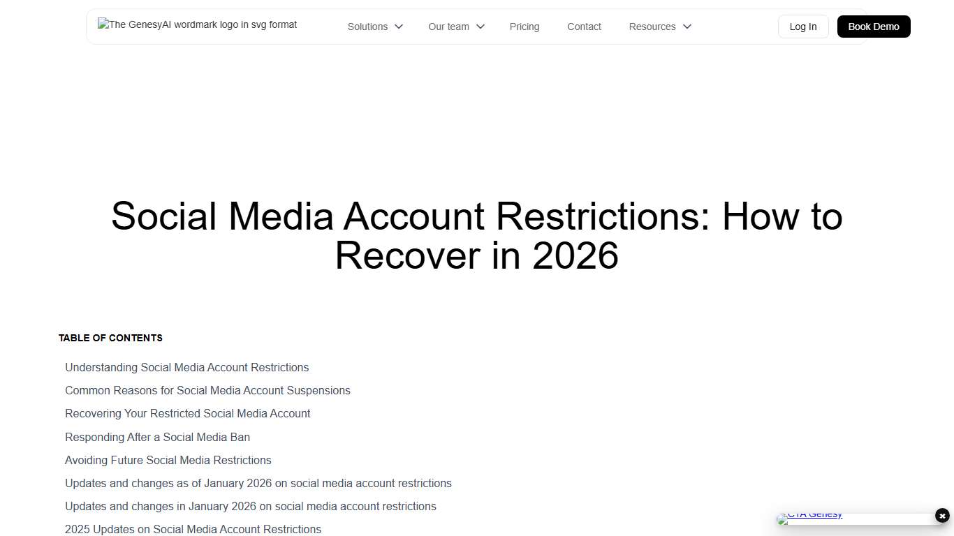Social Media Account Restrictions: How to Recover in 2026